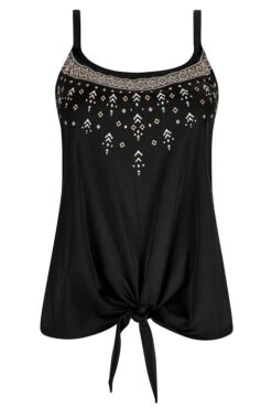 Amoena Prothesen-Tankini-Oberteil Mykonos 8 Amoena Prothesen-Tankini-Oberteil Mykonos -Femina Verkauf Amoena Tankini Top Mykonos BL 71610 schwarz weiss sand 04 1280x1280