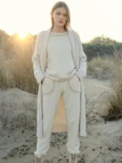 Hausanzug Kuschelbaumwolle Weich Chiara Fiorini 7 Hausanzug Kuschelbaumwolle Weich Chiara Fiorini -Femina Verkauf hausanzug kuschel baumwolle mit glitzerborte corda cf1340 chiara fiorini 2 1