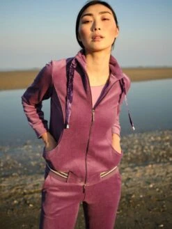 Hausanzug NICKI Mit Glitzer Zwei-teilig Von Chiara Fiorini -Femina Verkauf hausanzug mit glitzer lila cf1361 nicki chiara fiorini