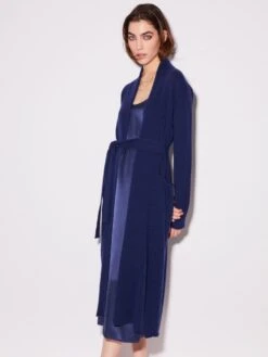 Hausmantel WOLLMIX Von Chiara Fiorini 6 Hausmantel WOLLMIX Von Chiara Fiorini -Femina Verkauf hausmantel lang wollmix blu cf1352 chiara fiorini 6