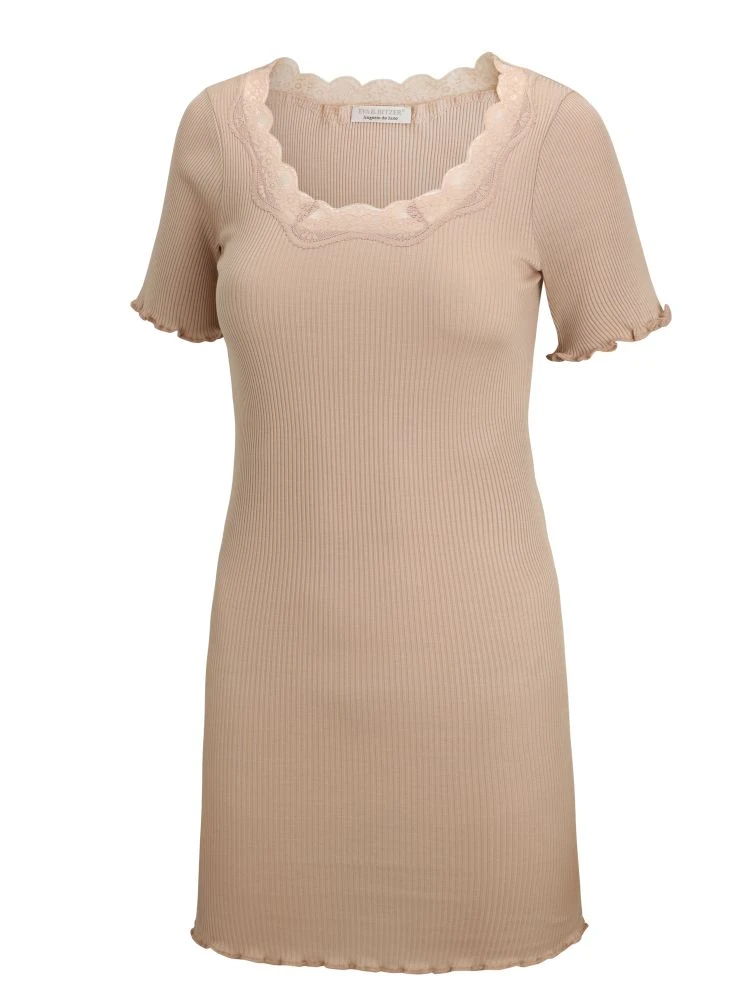 70% Seide 30% Baumwolle Kurzarm Nachthemd RIPP Von Eva B. Bitzer 2 70% Seide 30% Baumwolle Kurzarm Nachthemd RIPP Von Eva B. Bitzer – Bild 2