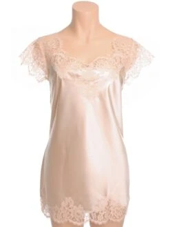 Kurzes Seidennegligé ETINCELLE No. 3 Von Marjolaine -Femina Verkauf marjolaine seide etincelle nr 3 eti0301 sand 1