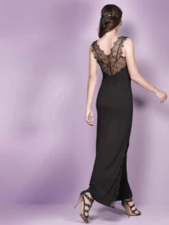 Modal Nachtkleid AURORA Schwarz Von Escora -Femina Verkauf modal nachtkleid schwarz 1693 e257 400 escora 2