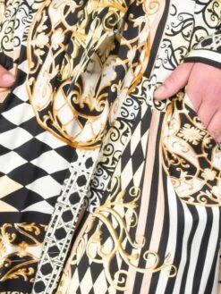 Kimono 100% Seide KIR ROYAL Schwarz-gold Von Eva B. Bitzer 5 Kimono 100% Seide KIR ROYAL Schwarz-gold Von Eva B. Bitzer -Femina Verkauf morgenmantel seide kir royal bitzer 2