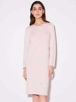 Modal Nachthemd Mit Knopfleiste Von Chiara Fiorini -Femina Verkauf nachtkleid langarm kurz rosa cf1375 chiara fiorini 9