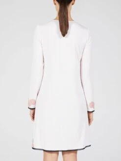 Modal Langarm Nachtkleid ANGEL No. 2 Zart-rosé Von Verdiani 7 Modal Langarm Nachtkleid ANGEL No. 2 Zart-rosé Von Verdiani -Femina Verkauf nachtkleid modal knielang weiss 4606 verdiani donna 2