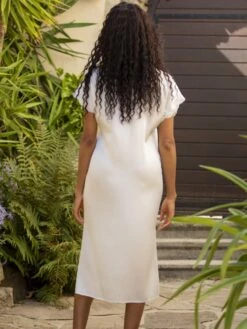 Stretchseide Nachtkleid REINE Lang Mit Spitze Von Marjolaine -Femina Verkauf nachtkleid stretchseide 4rei3401 0074naturel reine marjolaine 2 7