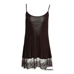 Nachthemd Aus Seidenjersey PURE DE LUXE Von Gattina -Femina Verkauf neglige 387403 schwarz gattina f 1