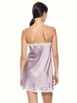 100% Seide Neglige SATIN + LACE Kurz Von Eva B. Bitzer -Femina Verkauf neglige seide satin lace flieder 29314478 eva b bitzer 2 1 7