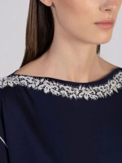 100% Baumwolle Pyjama BLU Dunkelblau Von Verdiani 7 100% Baumwolle Pyjama BLU Dunkelblau Von Verdiani -Femina Verkauf pyjama baumwolle dunkelblau 4732 donna verdiani 3