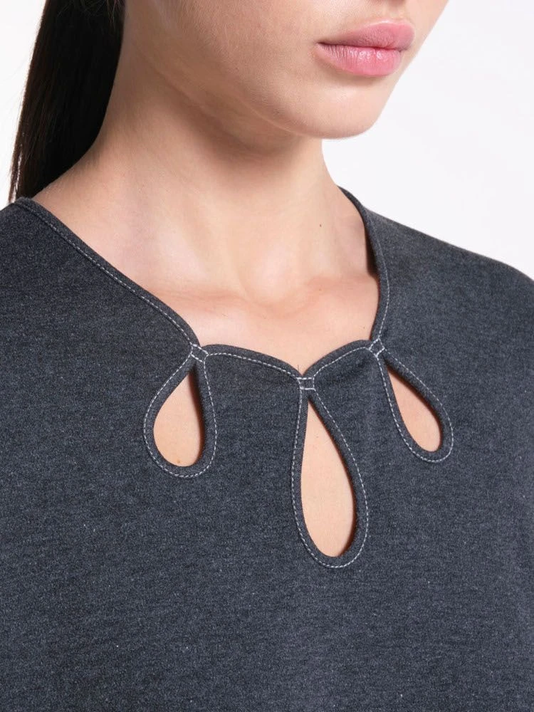 Soft Cotton Pyjama WKND No. 13 Anthrazit Von Verdiani 3 Soft Cotton Pyjama WKND No. 13 Anthrazit Von Verdiani – Bild 3