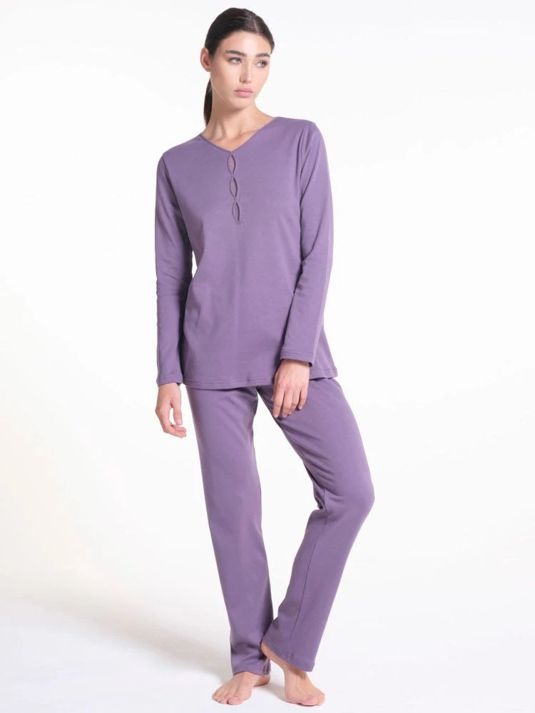 Soft Cotton Pyjama WKND No. 16 Malve Von Verdiani 2 Soft Cotton Pyjama WKND No. 16 Malve Von Verdiani – Bild 2