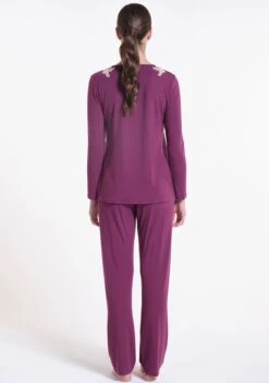 Modal Pyjama PRUGNA In Violett Von Verdiani -Femina Verkauf pyjama modal pflaume 4831 verdiani 2