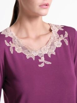 Modal Pyjama PRUGNA In Violett Von Verdiani -Femina Verkauf pyjama modal pflaume 4831 verdiani 3
