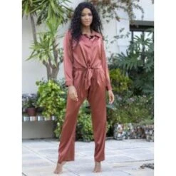 Seidenpyjama ROXANE Elegant Stretchseide Von Marjolaine