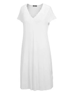 Modal Nachtkleid BLU SKY Von Fürstenberg Black Label -Femina Verkauf schlafshirt perlweiss 50304667 fuerstenberg