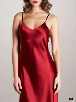 100% Seide Nachthemd CAROLINE Elegant Von Vivis -Femina Verkauf seide caroline dorine rot vivis 7 1 1 1