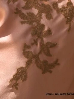 100% Seide Neglige EGERIE No. 2 Von Marjolaine -Femina Verkauf seide egerie lotus noisette 5294 marjolaine