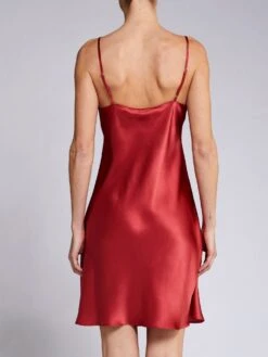 100% Seide Nachthemd CAROLINE Elegant Von Vivis -Femina Verkauf seide nachthemd v00003 caroline rot vivis 2 1 2 1 1