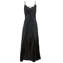 100% Seide Nachtkleid Lang KLASSIK SATIN Von Eva B. Bitzer -Femina Verkauf seide nachtkleid lang 27319898 schwarz eva bitzer 1