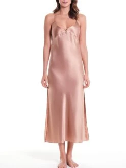 Seidennachthemd / Seidenkleid NEW SEDUCTION Von Luna Di Seta -Femina Verkauf seide neglige new seduction cognac vlst60540 luna di seta