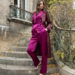 100% Seide Morgenmantel SOIE UNIE Aubergine-violett Von Marjolaine 3 100% Seide Morgenmantel SOIE UNIE Aubergine-violett Von Marjolaine -Femina Verkauf seide pyjama soie unie soi5532 morgenmantel soi2415 marjolaine 1 1