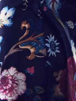 Seidennachthemd 100% Seide FIDJI MOUSSELIN Blumendruck Von Marjolaine -Femina Verkauf seide satin blumendruck 0123 marjolaine 1