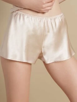 100% Seide SHORTS Soie Unie Von Marjolaine -Femina Verkauf seide shorts sand soie unie marjolaine 1 1 1