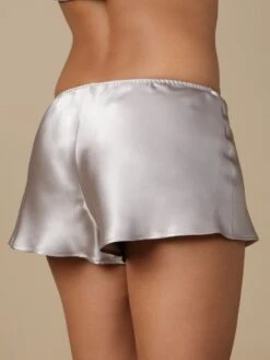 100% Seide SHORTS Soie Unie Von Marjolaine -Femina Verkauf seide shorts silber soie unie marjolaine 8 1 1