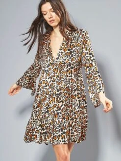 100% Seide Tunika Kleid LEONISSIMA Von Eva B. Bitzer 8 100% Seide Tunika Kleid LEONISSIMA Von Eva B. Bitzer -Femina Verkauf seide tunika 20312279 leo print eva b bitzer 3