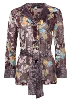 Ausbrennersamt Hausanzug ROSANNA 2 Tlg. Violett Von Room 24 8 Ausbrennersamt Hausanzug ROSANNA 2 Tlg. Violett Von Room 24 -Femina Verkauf seide viskose hausanzug rosanna 21926 21925 plum room24 3