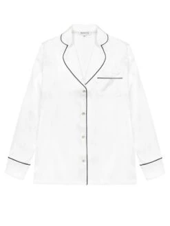 100% Seide Schlafanzug Elisabetha MOONLIGHT WHITE Von Radice -Femina Verkauf seidenpyjama elisabetha moonlight white radice 5