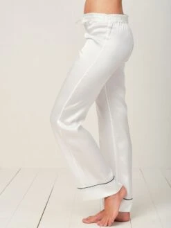 100% Seide Schlafanzug Elisabetha MOONLIGHT WHITE Von Radice -Femina Verkauf seidenpyjama elisabetha moonlight white radice 8