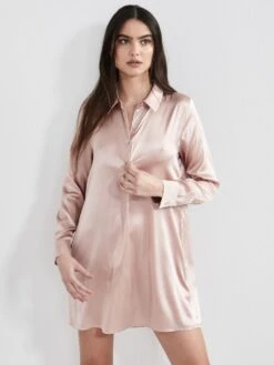 Stretchseide Kurzes Sleepshirt SLOANE STREET Exclusiv Eva B. Bitzer -Femina Verkauf sleepshirt kurz rosecloud 27319279 sloan street eva b bitzer