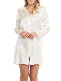 Seide Sleepshirt SEDUZIONE DI SETA Kurz Von Gattina -Femina Verkauf sleepshirt seide 381453 champagner gattina 1 1 1