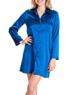 Seide Sleepshirt SEDUZIONE DI SETA Kurz Von Gattina -Femina Verkauf sleepshirt seide 381453 ocean gattina 1 1 1