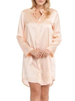 Seide Sleepshirt SEDUZIONE DI SETA Kurz Von Gattina -Femina Verkauf sleepshirt seide 381453 pearlypink gattina 1 1 1