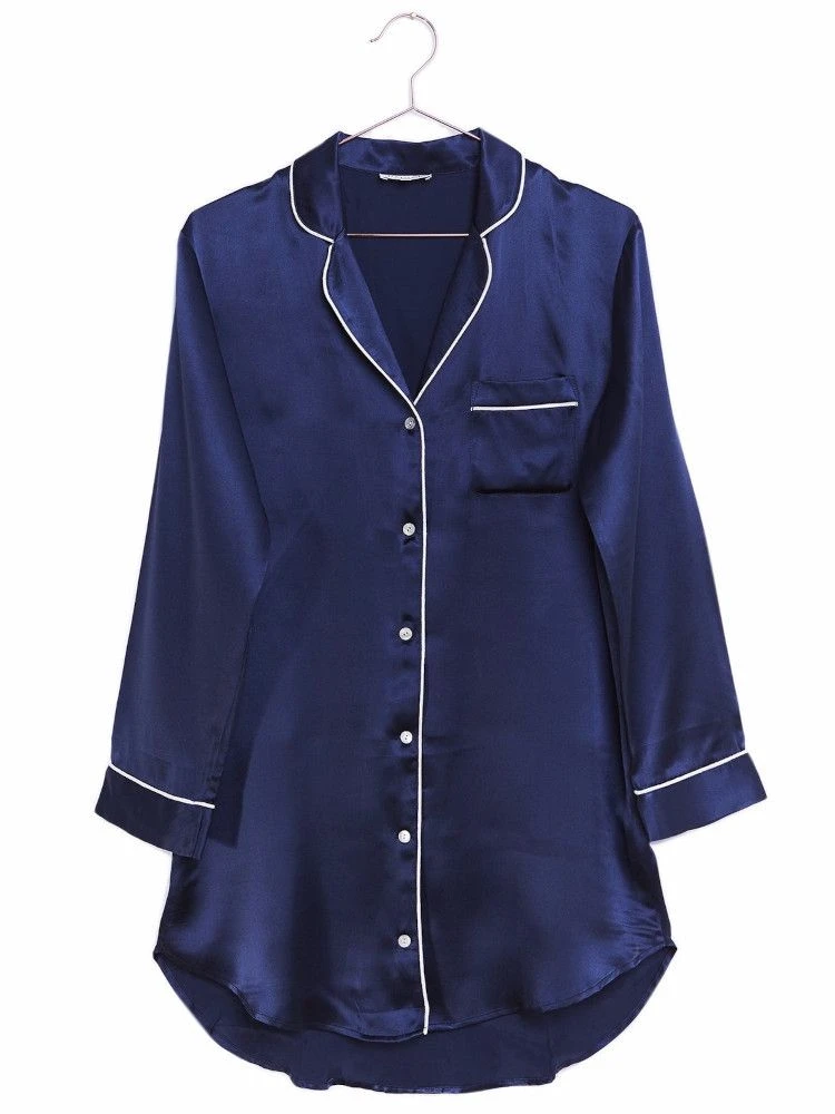 100% Seide Sleepshirt CAMILLA UNI Von Radice 4 100% Seide Sleepshirt CAMILLA UNI Von Radice – Bild 4