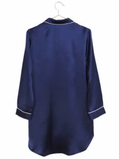 100% Seide Sleepshirt CAMILLA UNI Von Radice 19 100% Seide Sleepshirt CAMILLA UNI Von Radice -Femina Verkauf sleepshirt seide camilla fullmoon sky dunkelblau radice 5 1