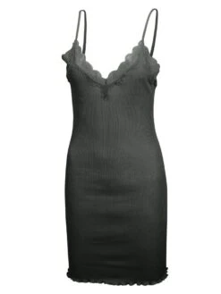 70% Seide 30% Baumwolle Spaghettiträger Nachthemd RIPP Von Eva B. Bitzer -Femina Verkauf spaghetti unterkleid schwarz 27338278 jersey rip eva b bitzer 7 1