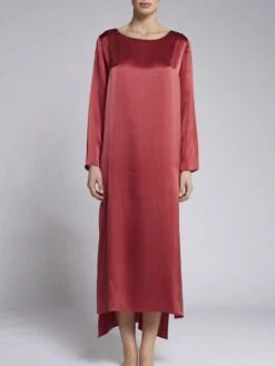 100% Seide Nachtkleid VIOLETTA Rot Von Vivis -Femina Verkauf unterkleid v00393 violetta rot vivis